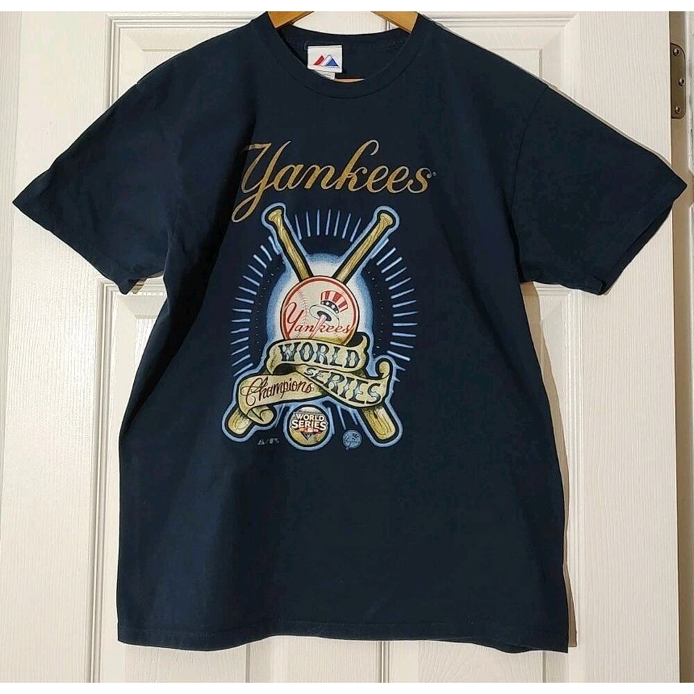 Men's 2009 Majestic New York Yankees World Series Champions T-shirt - Large